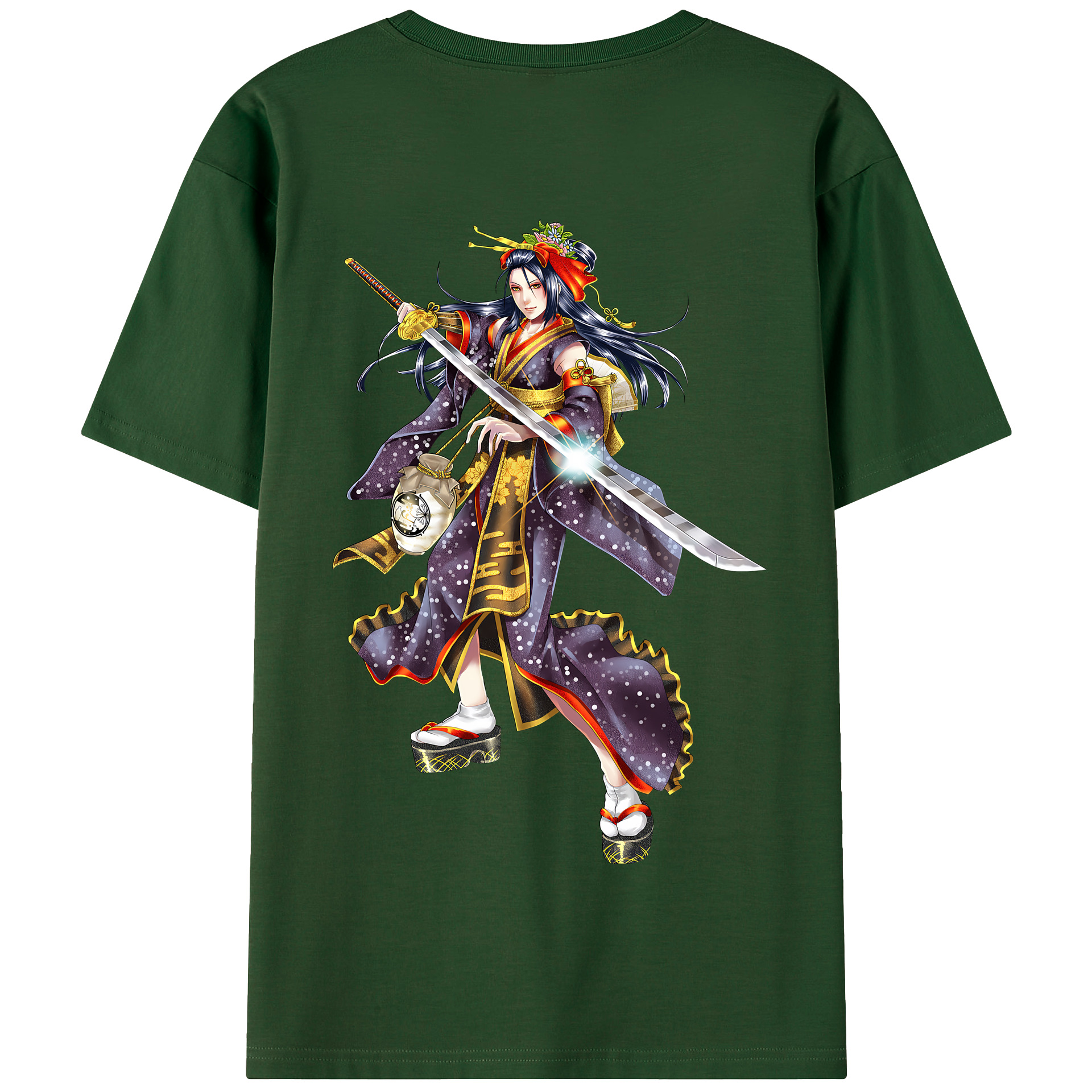 （画像用） 刀剣乱舞 Touken Ranbu 綿100％半袖Tシャツ（背面プリント）